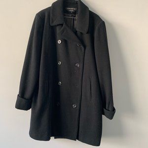 Donny Brook Black Long Coat Size 10